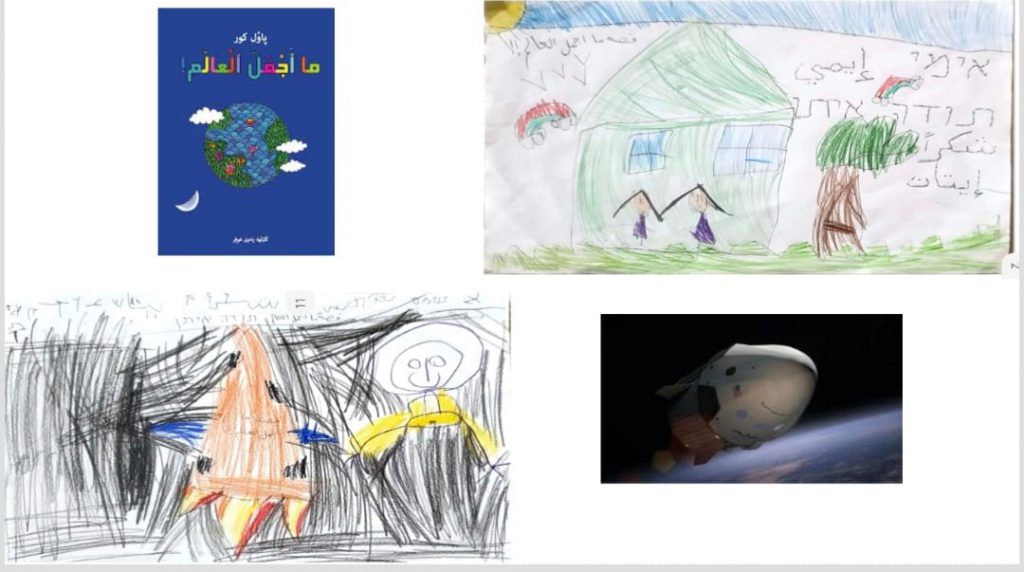 ילדי גן אליסמין מציירים לאיתן סטיבה by soher bat - Illustrated by סוהיר בט - Ourboox.com