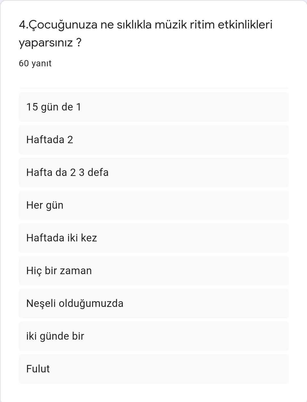 RİTMİN TADI PROJESİ VELİ ÖN ANKET RAPORU by ritmintadi projesi - Ourboox.com