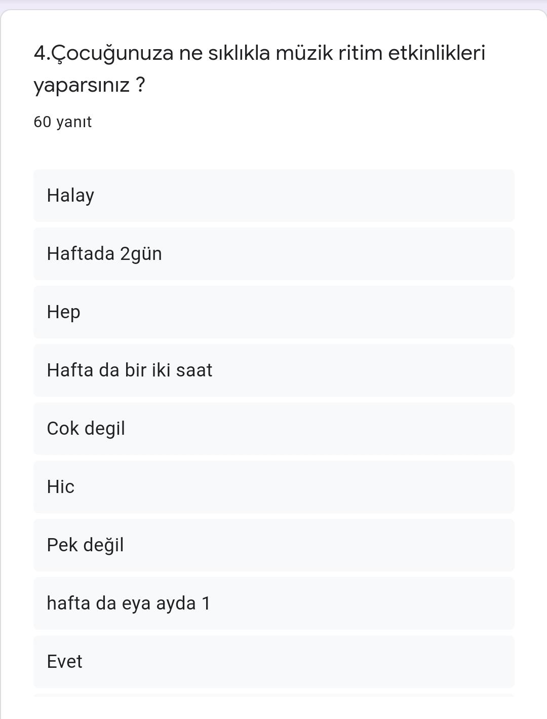 RİTMİN TADI PROJESİ VELİ ÖN ANKET RAPORU by ritmintadi projesi - Ourboox.com