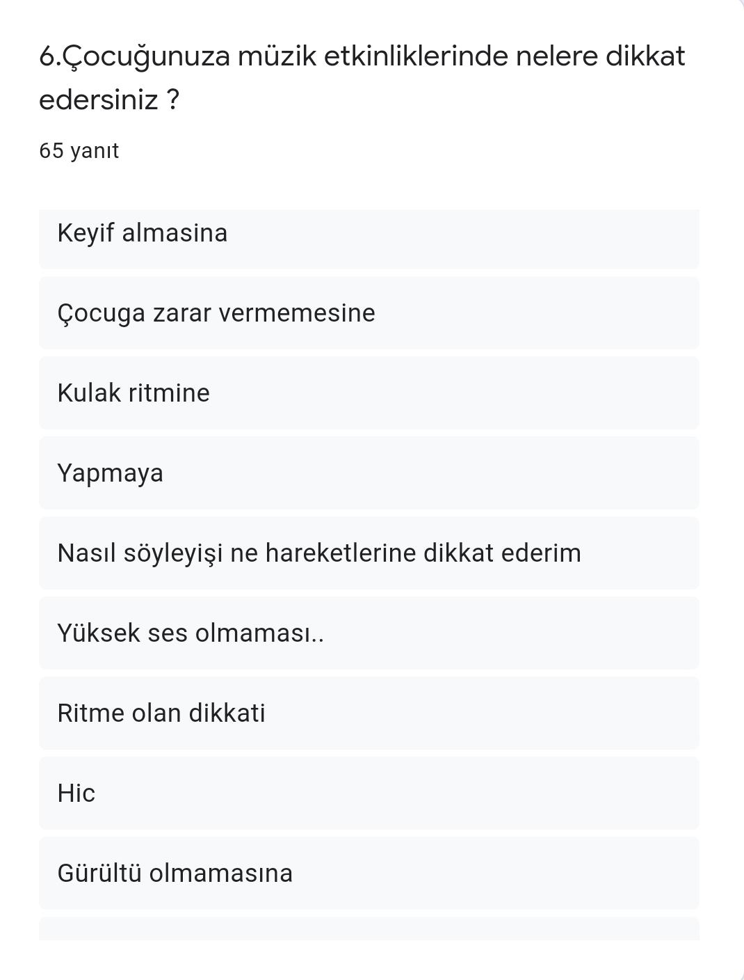 RİTMİN TADI PROJESİ VELİ ÖN ANKET RAPORU by ritmintadi projesi - Ourboox.com