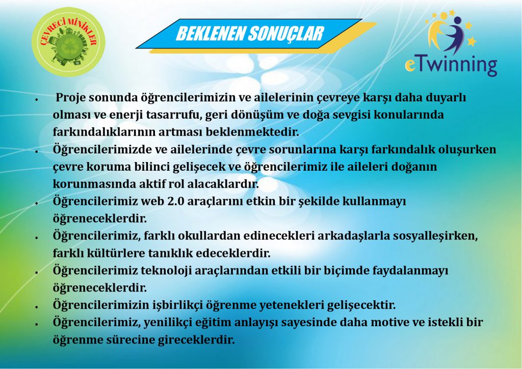 “Çevreci Minikler” eTwinning Projesi Değerlendirme Raporu by Necmiye KARAKULLUKCU - Ourboox.com