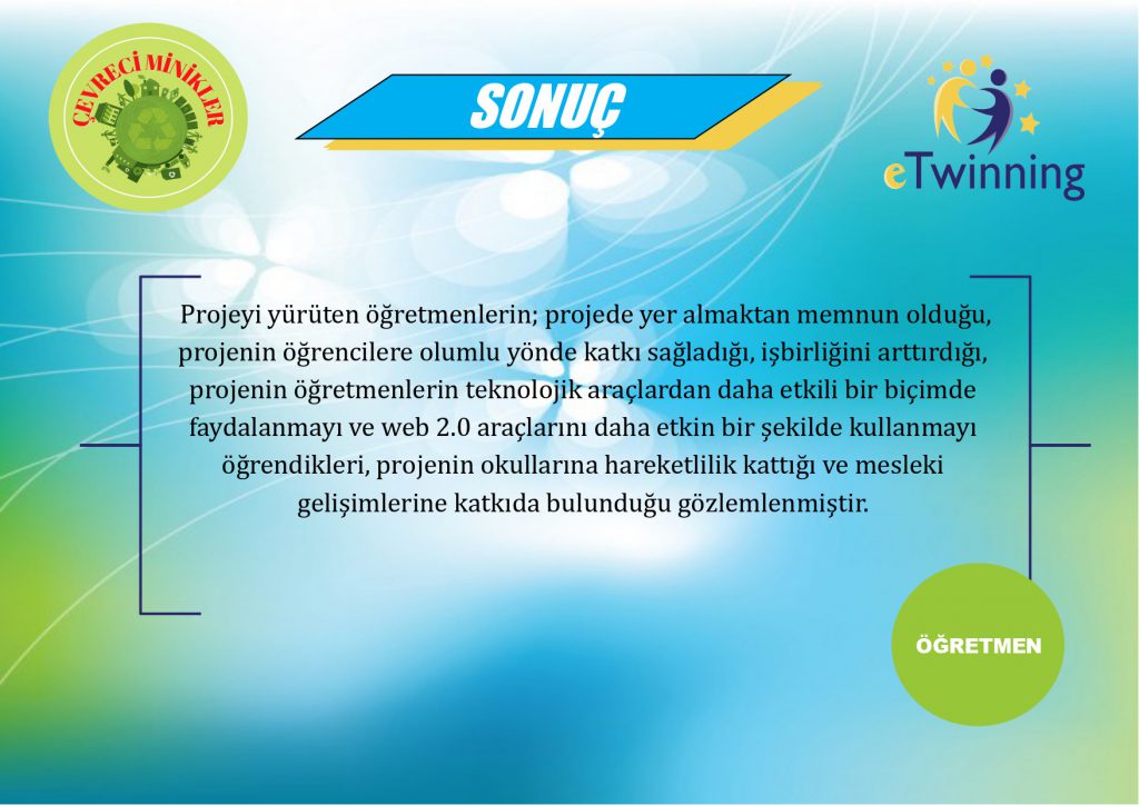 “Çevreci Minikler” eTwinning Projesi Değerlendirme Raporu by Necmiye KARAKULLUKCU - Ourboox.com