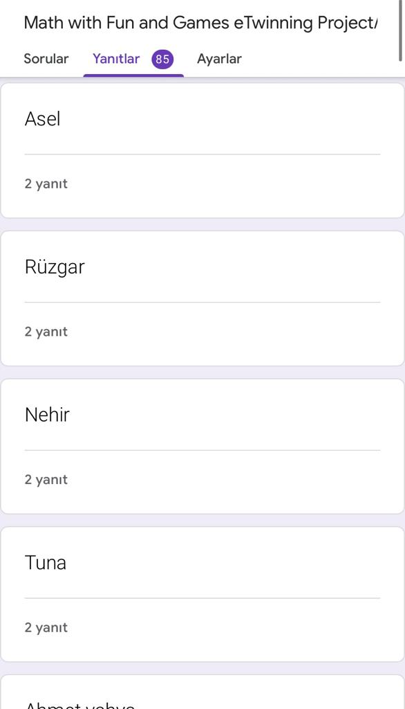 Math with Fun and Games Final Student Survey (öğrenci son anketi) by esvet - Ourboox.com