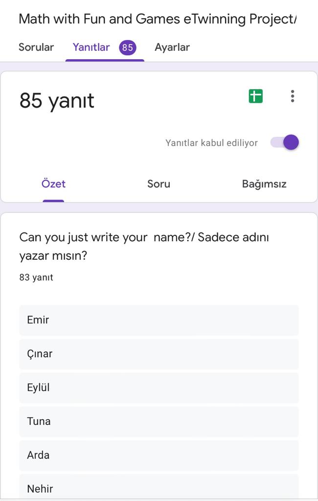 Math with Fun and Games Final Student Survey (öğrenci son anketi) by esvet - Ourboox.com