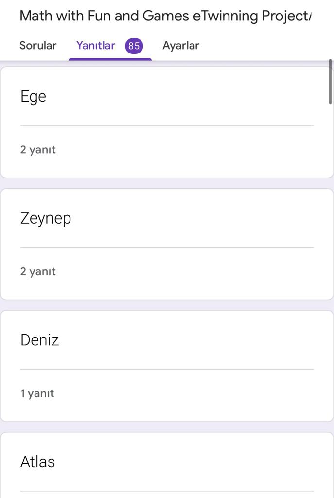 Math with Fun and Games Final Student Survey (öğrenci son anketi) by esvet - Ourboox.com