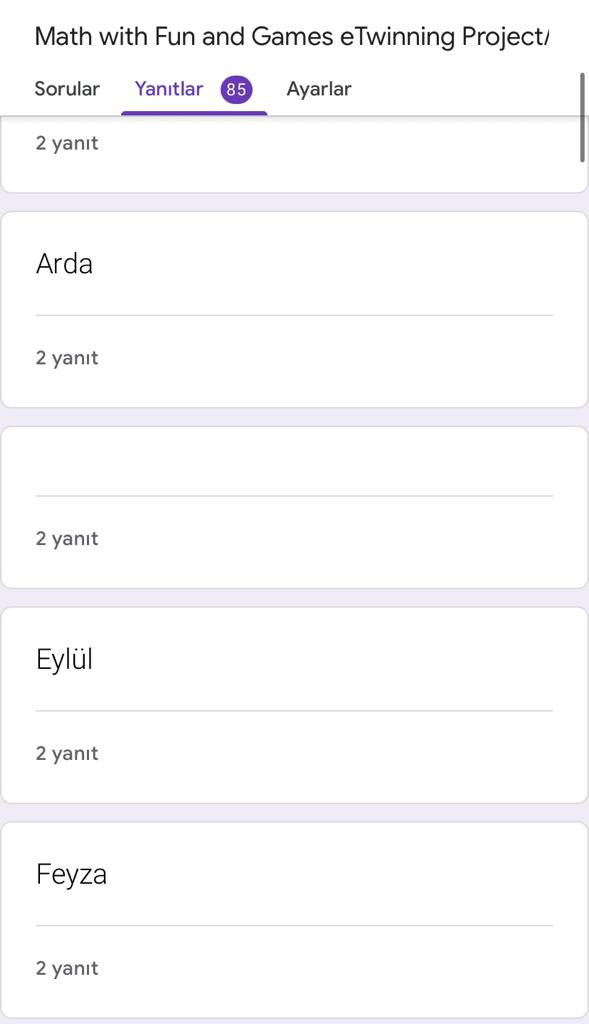 Math with Fun and Games Final Student Survey (öğrenci son anketi) by esvet - Ourboox.com