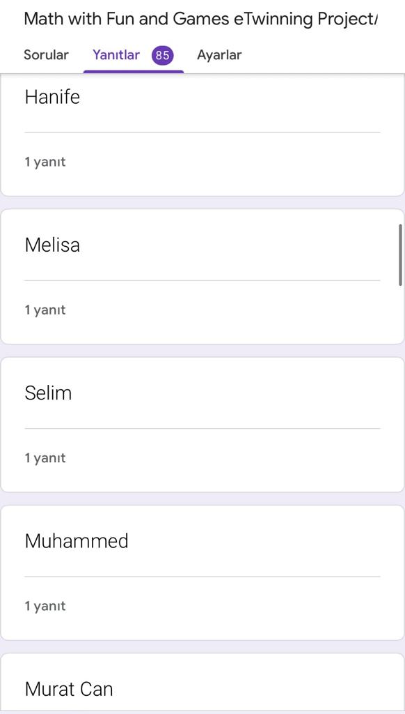 Math with Fun and Games Final Student Survey (öğrenci son anketi) by esvet - Ourboox.com