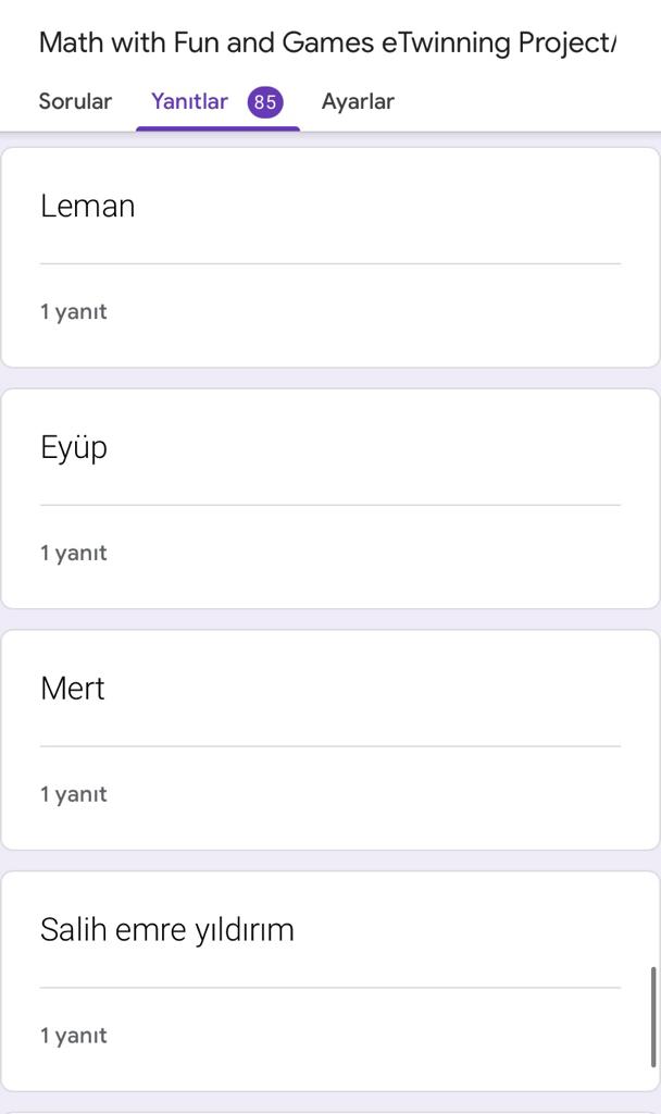 Math with Fun and Games Final Student Survey (öğrenci son anketi) by esvet - Ourboox.com