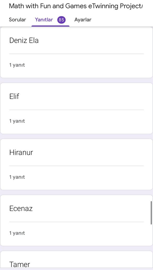 Math with Fun and Games Final Student Survey (öğrenci son anketi) by esvet - Ourboox.com