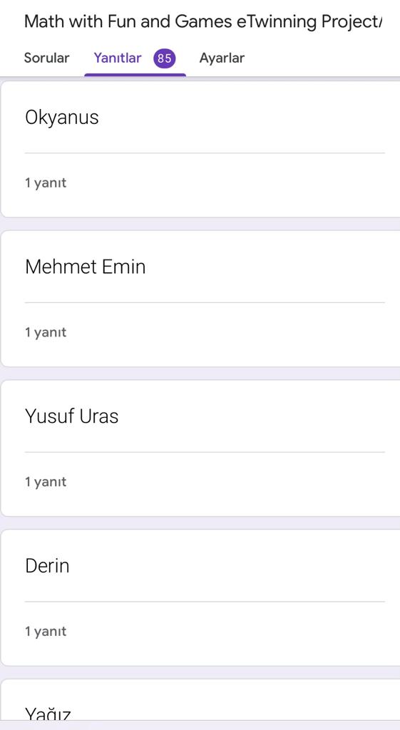 Math with Fun and Games Final Student Survey (öğrenci son anketi) by esvet - Ourboox.com