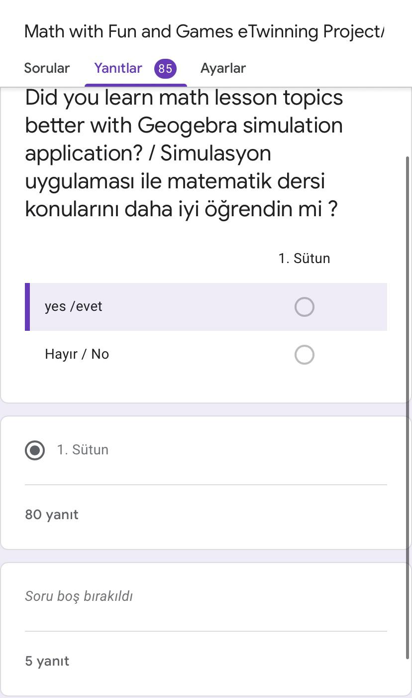 Math with Fun and Games Final Student Survey (öğrenci son anketi) by esvet - Ourboox.com