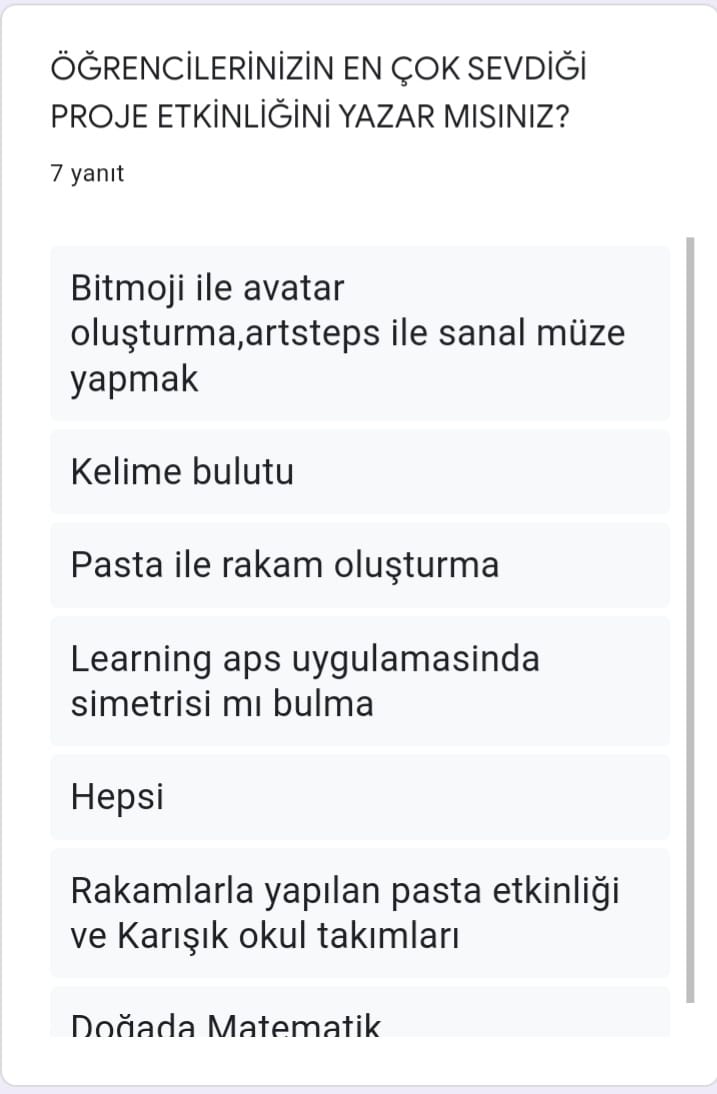 ÖĞRETMEN DEĞERLENDİRME SON ANKET ANALİZİ SONAY SARIKAYA by Sonay SARIKAYA - Ourboox.com