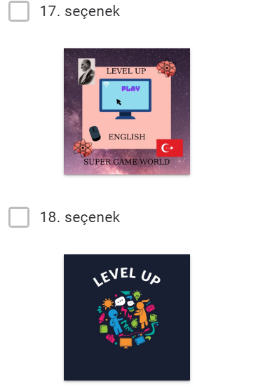 LEVEL UP WITH INTERACTIVE MATERIALS LOGO ANKET ANALİZİ by hülya aktay - Ourboox.com