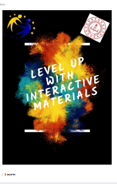 LEVEL UP WITH INTERACTIVE MATERIALS PROJE AFİŞ ANKET ANALİZİ by hülya aktay - Ourboox.com