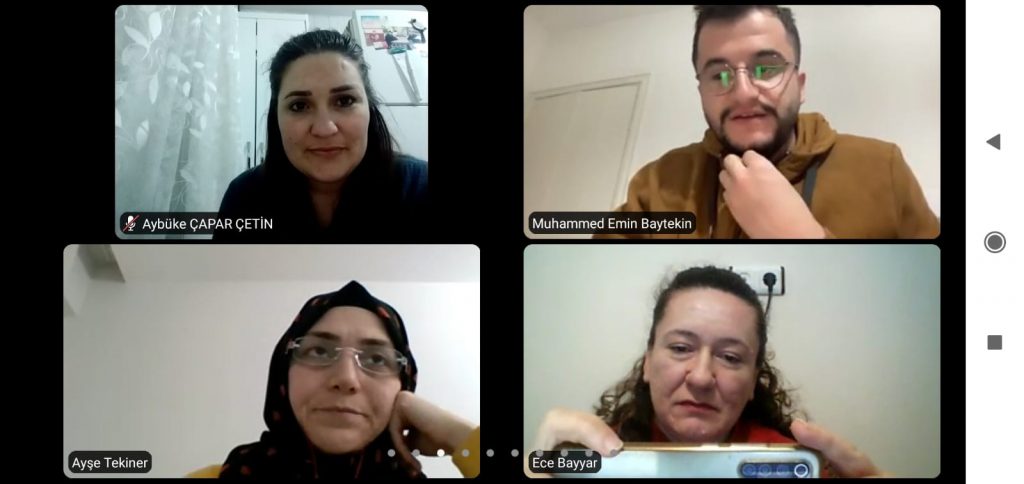 We as teachers met on zoom platform to begin, plan and asses the procedure of the project.