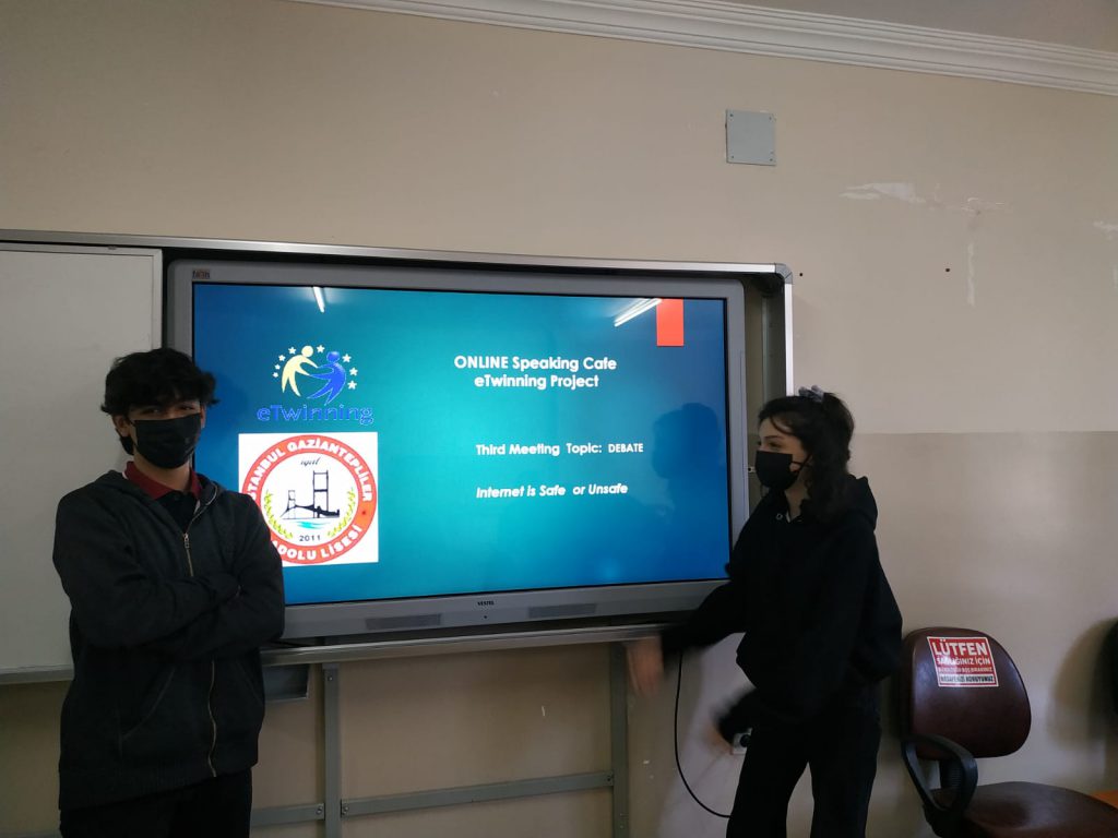 The students shared their ideas and prepared for the debates.