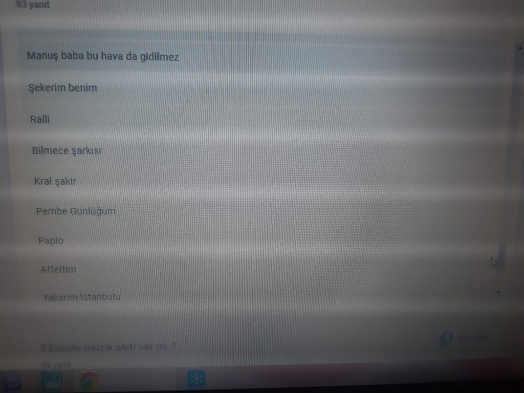 Ritmin tadını çıkar projesi öğrenci ön anket raporu by busra dereli - Ourboox.com