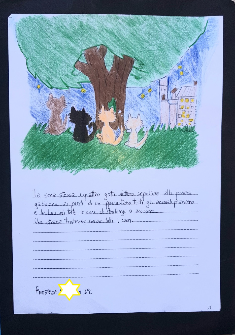 Rappresentazione grafica e drammatizzazione del libro “la gabbianella e il gatto che le insegno a volare”, la classe 1C Scuola Secondari di primo grado by Massi - Illustrated by Alunni 1° C - Ourboox.com