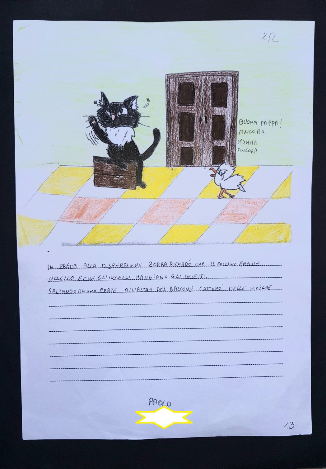 Rappresentazione grafica e drammatizzazione del libro “la gabbianella e il gatto che le insegno a volare”, la classe 1C Scuola Secondari di primo grado by Massi - Illustrated by Alunni 1° C - Ourboox.com