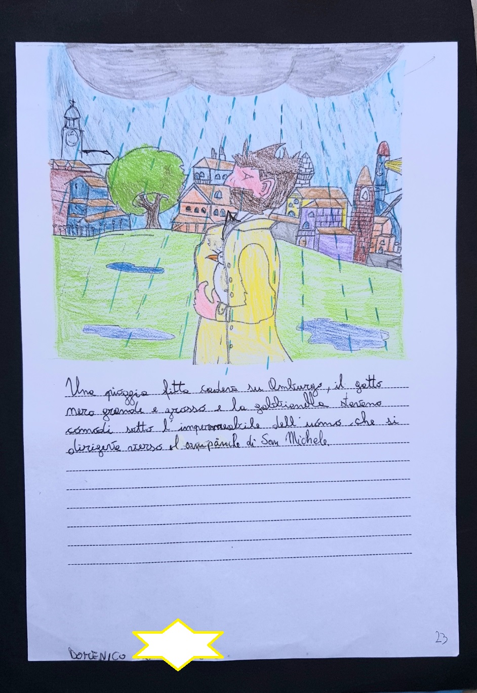 Rappresentazione grafica e drammatizzazione del libro “la gabbianella e il gatto che le insegno a volare”, la classe 1C Scuola Secondari di primo grado by Massi - Illustrated by Alunni 1° C - Ourboox.com