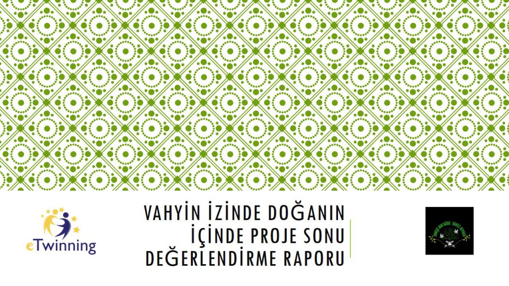 VHYN İZİNDE DOĞANIN İÇİNDE PROJE SONU DEĞERLENDİRME RAPORU by ŞERİFE YILDIRIM - Ourboox.com