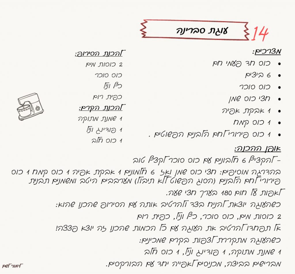 ספר המתכונים ג4 by Nava Shaya - Ourboox.com