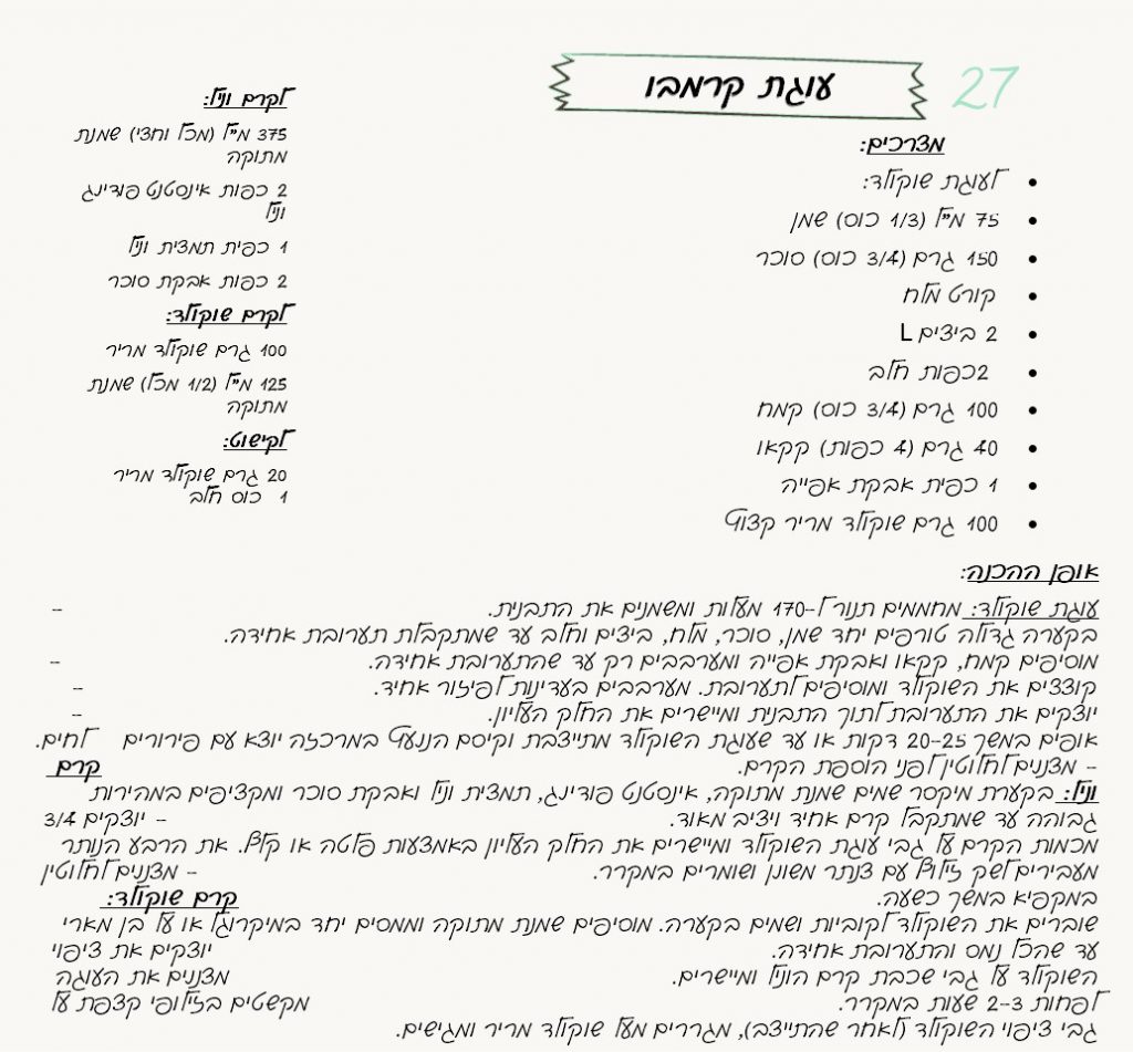 ספר המתכונים ג4 by Nava Shaya - Ourboox.com