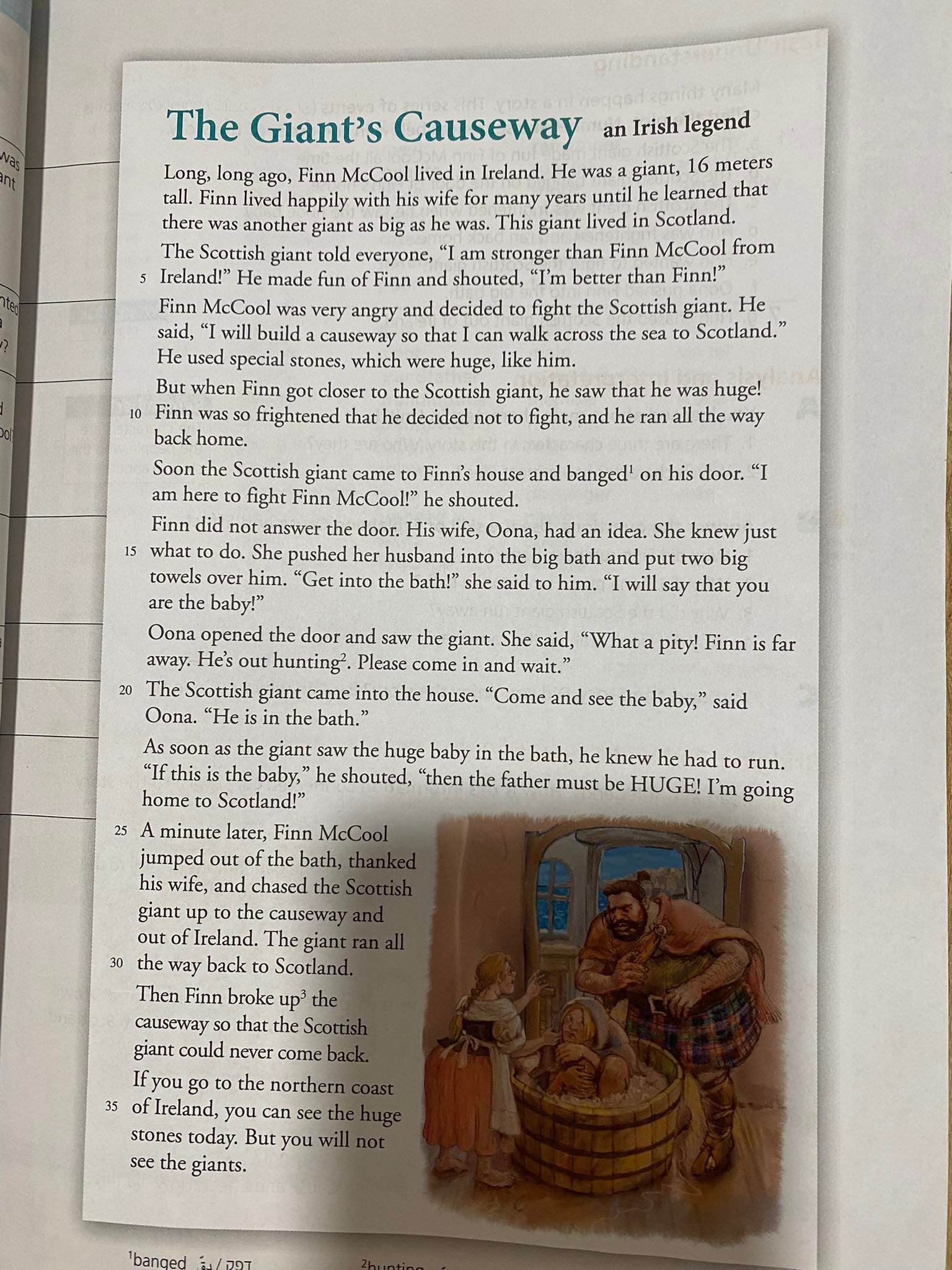 The Giant Causeway – An Irish Legend by Bayan Wattad - Illustrated by Bayan Wattad - Ourboox.com