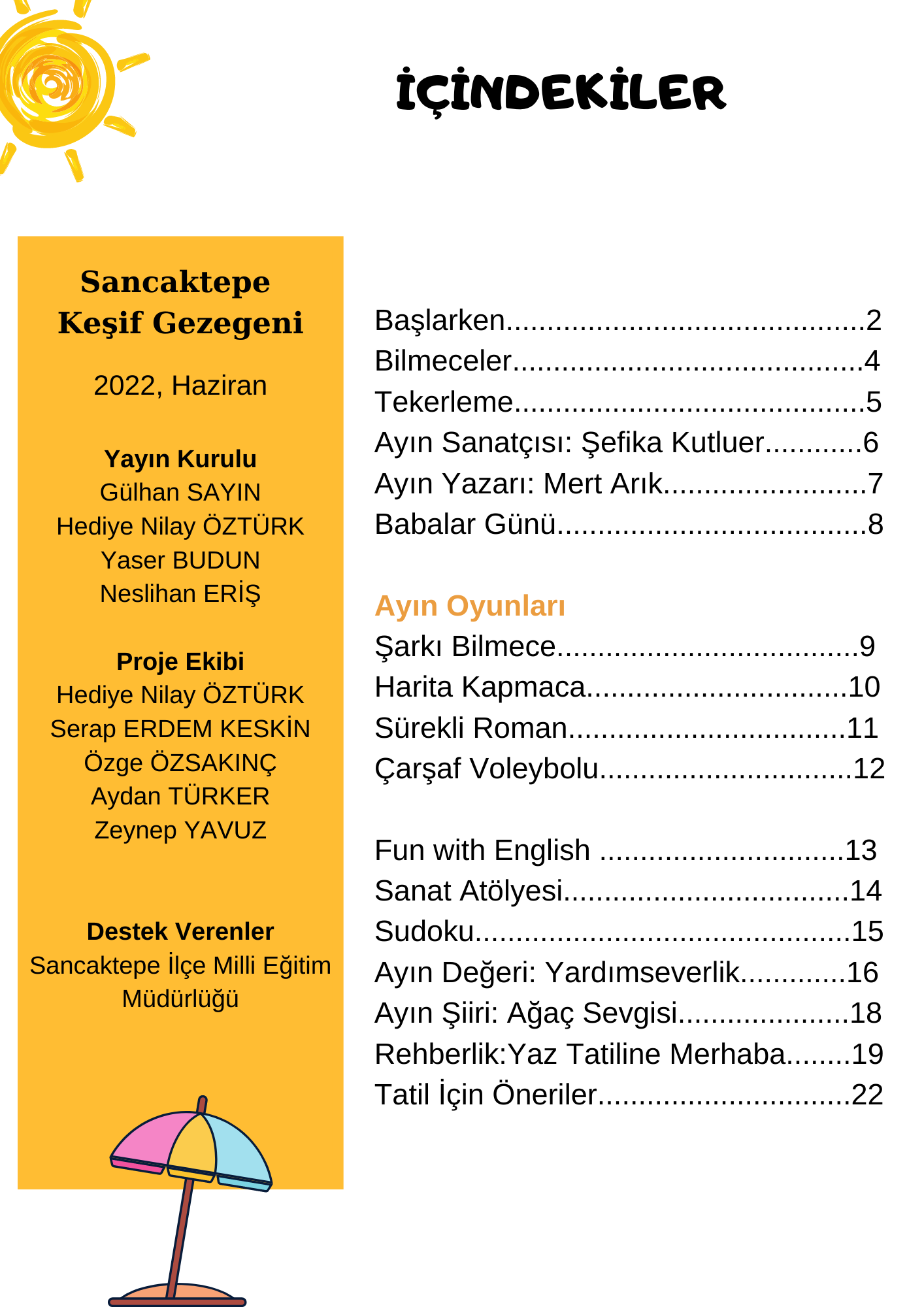 Sancaktepe Keşif Gezegeni Haziran Sayısı by Keşif Gezegeni - Ourboox.com