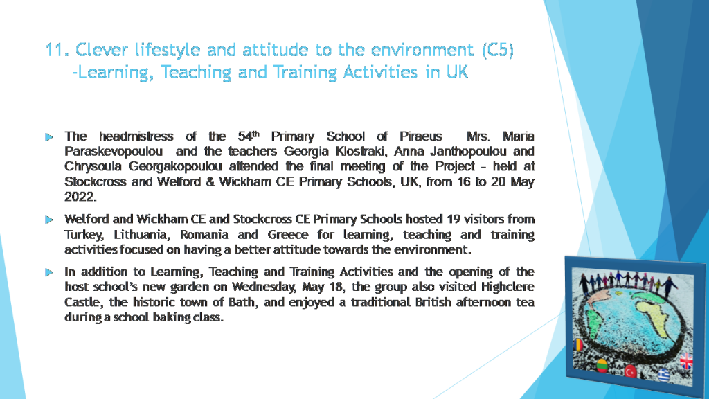 C5 ACTIVITIES: Clever Lifestyle and attitude to the environment – ACTIVITIES WITHIN THE OVERALL PROJECT by PARASKEVOPOULOU MARIA - Ourboox.com