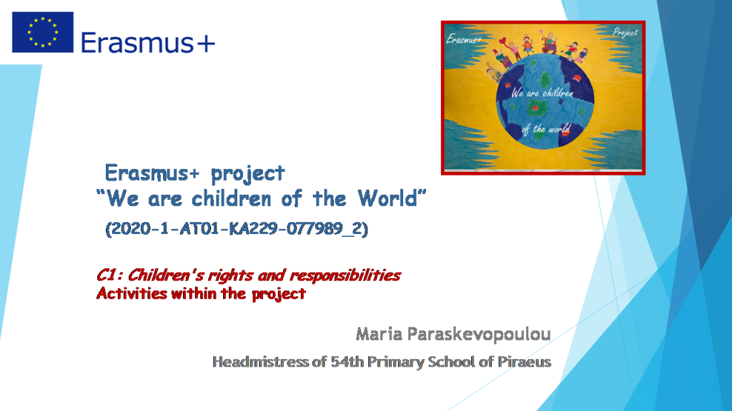 C1: Children’s rights and responsibilitiesActivities within the project by PARASKEVOPOULOU MARIA - Ourboox.com