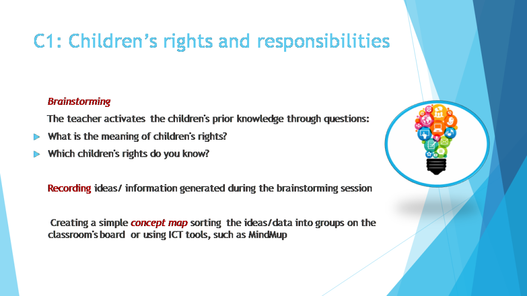 C1: Children’s rights and responsibilitiesActivities within the project by PARASKEVOPOULOU MARIA - Ourboox.com