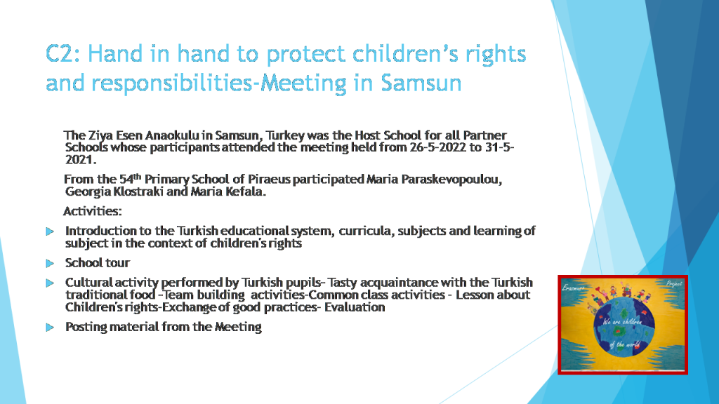 C2: Hand in hand to protect children’s rightsActivities within the project by PARASKEVOPOULOU MARIA - Ourboox.com