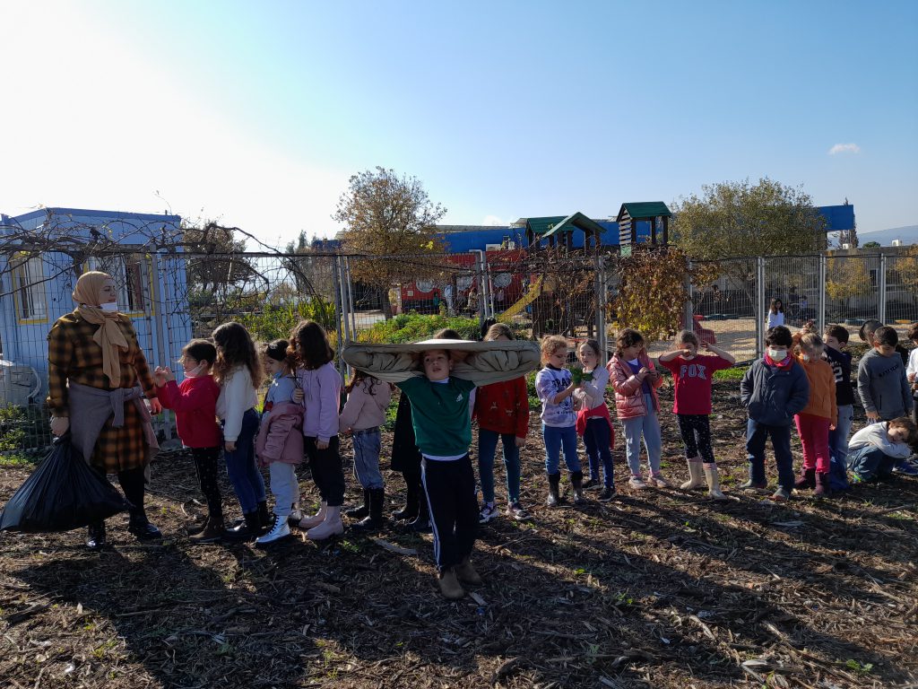 חוזרים מתצפית בסביבה הקרובה