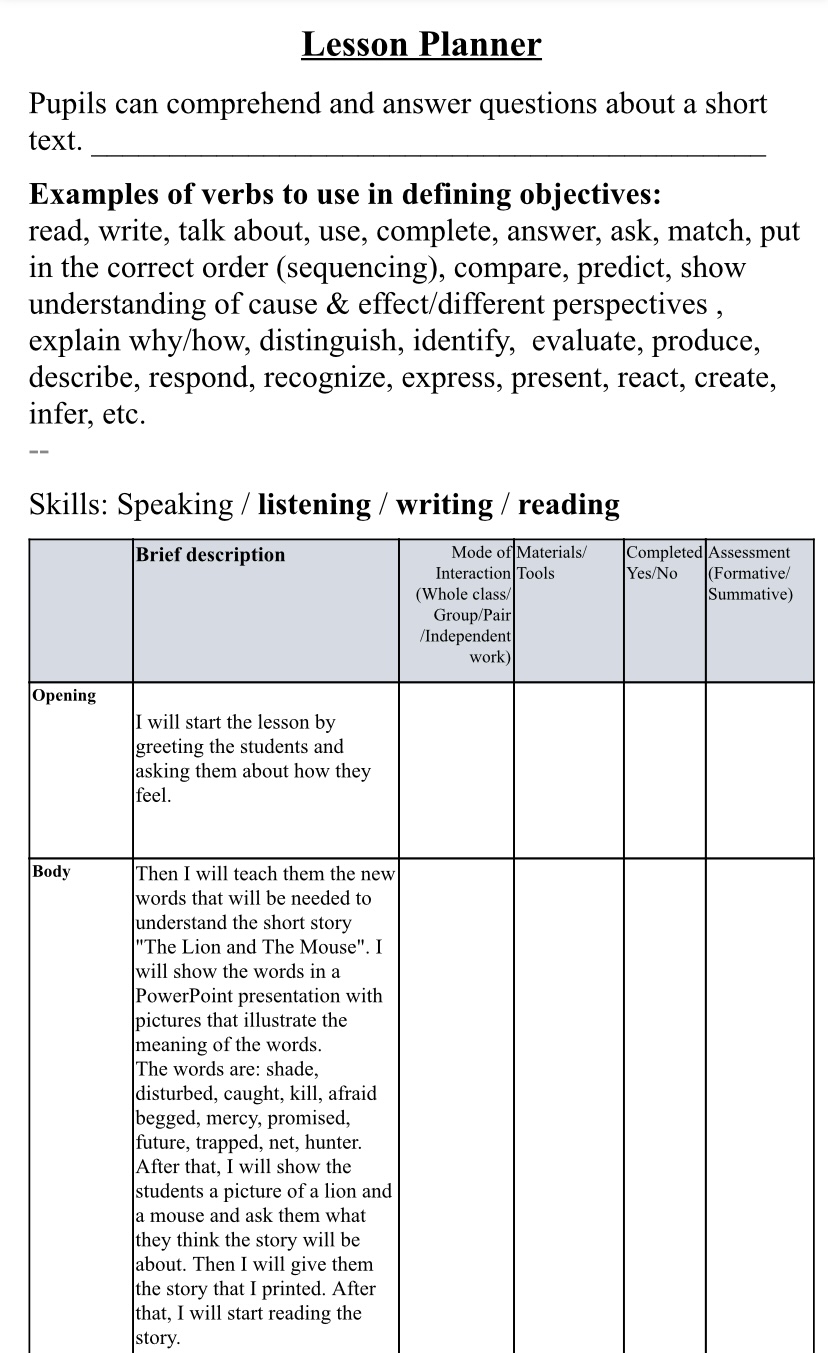Pedagogy Reflection by doaaa - Ourboox.com