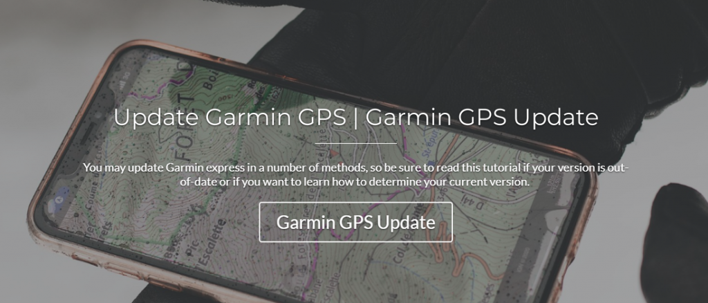 How to Update Garmin GPS Device Via Garmin Express App