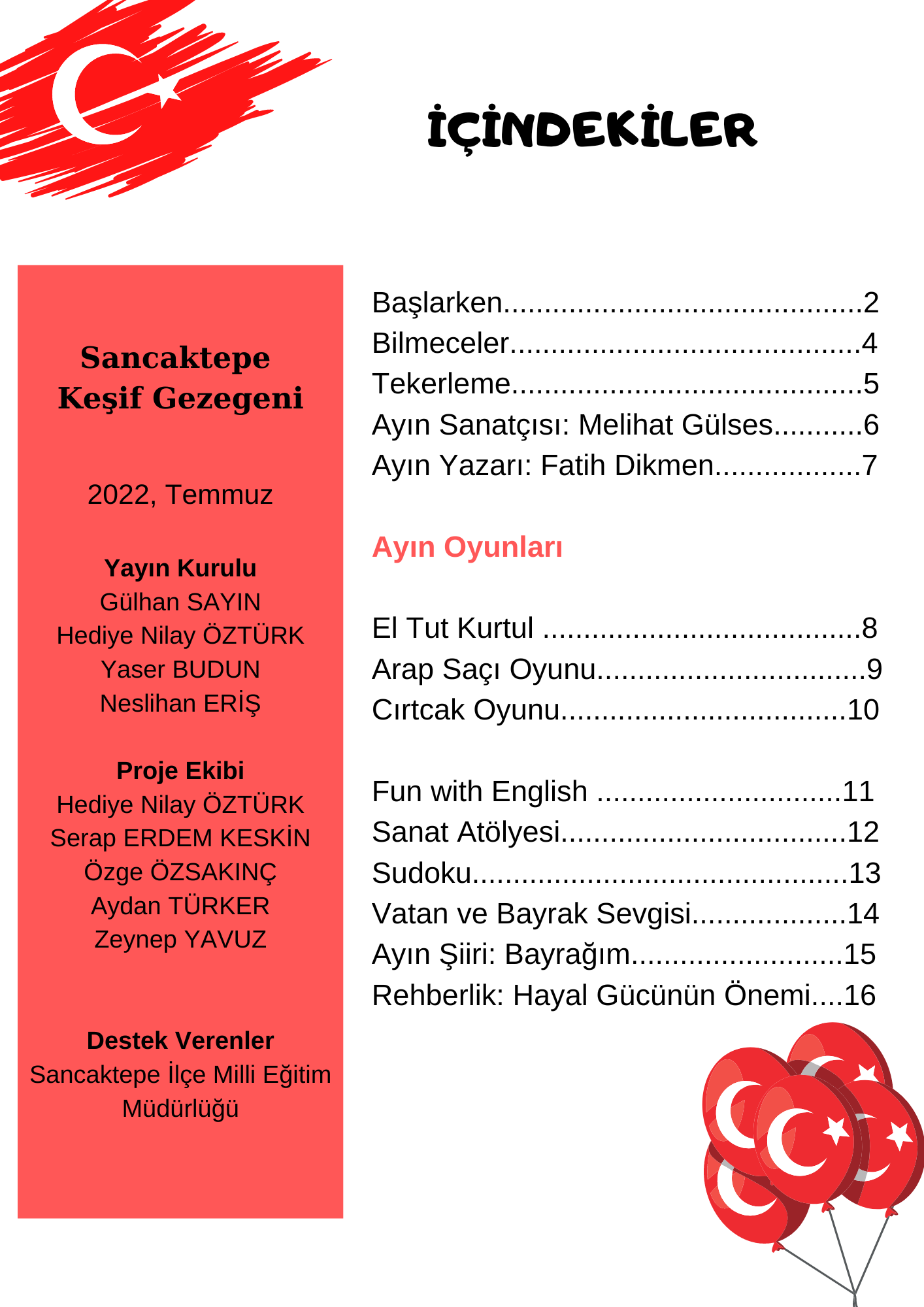 Sancaktepe Keşif Gezegeni Ağustos Sayısı by Sancaktepe Keşif Gezegeni - Ourboox.com