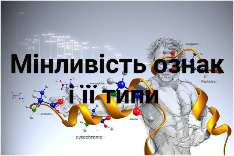 Мінливість ознак і її типи by Nadia Bazyuk - Ourboox.com