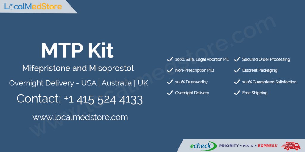 We are dedicated to make every MTP Abortion kit purchase safe, high-quality and affordable across United States, and the United Kingdom. MTP Kit is an abortion kit that contains Mifepristone and Misoprostol to get rid from unwanted pregnancy with a safe and effective in ending pregnancy.