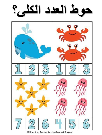 الأعداد حتى 10 by Saedah - Ourboox.com