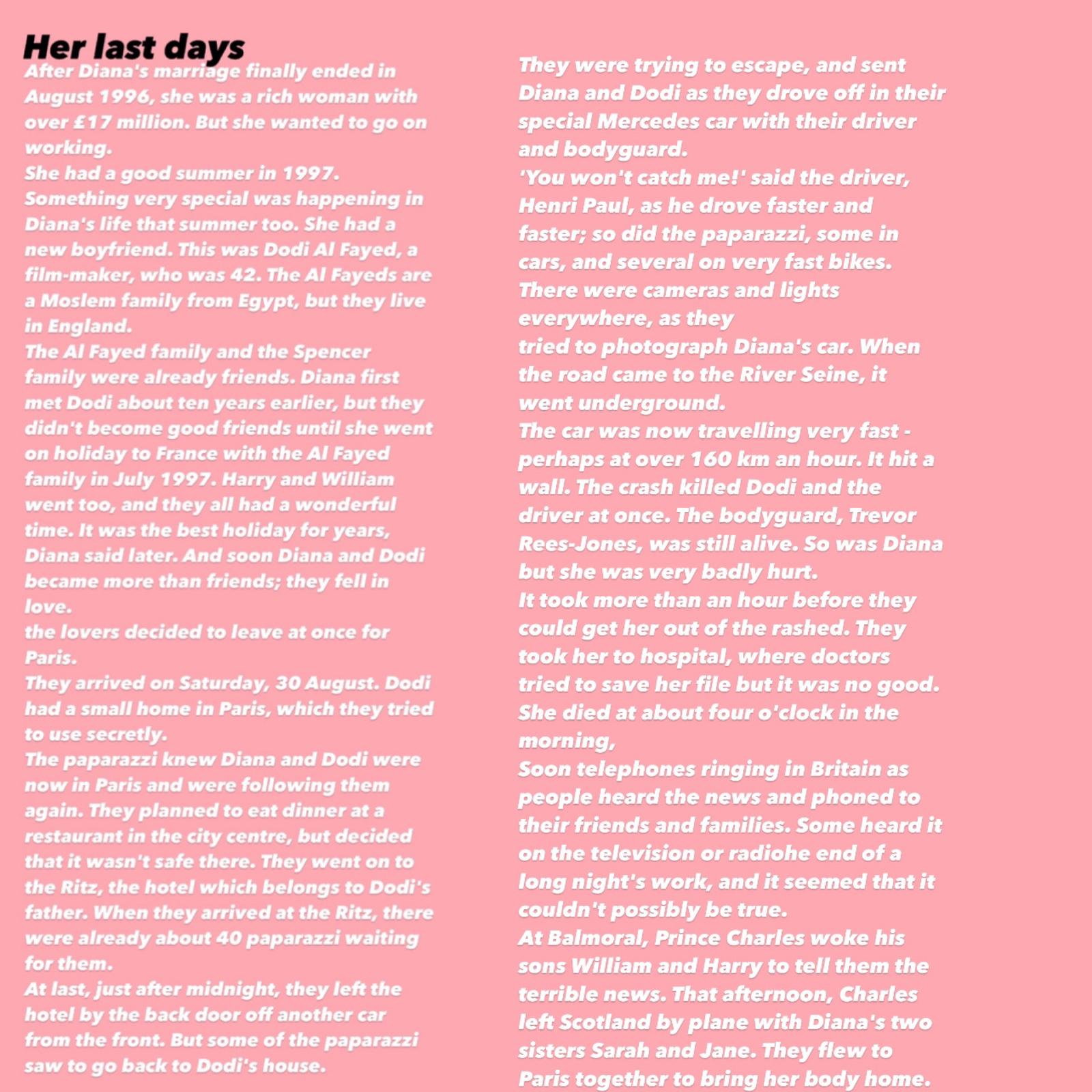 Princess Diana by Ella and Linor - Ourboox.com