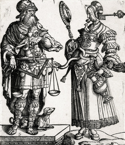 Корнеліс Антоніс (бл. 1505—1553). Алегорія чоловічої і жіночої мудрості , 1530 р.