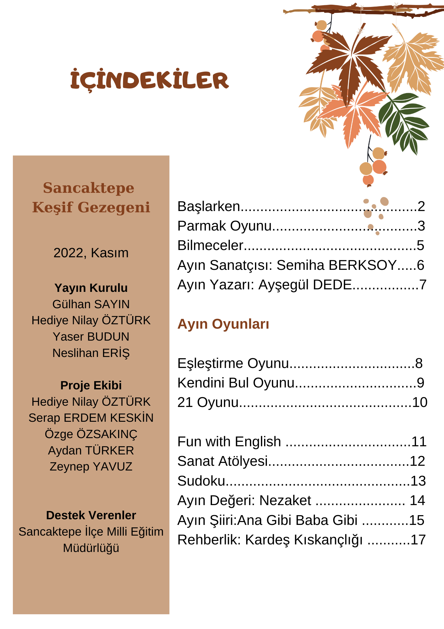 Sancaktepe Keşif Gezegeni Sayı 11 by Keşifgezegeni - Ourboox.com