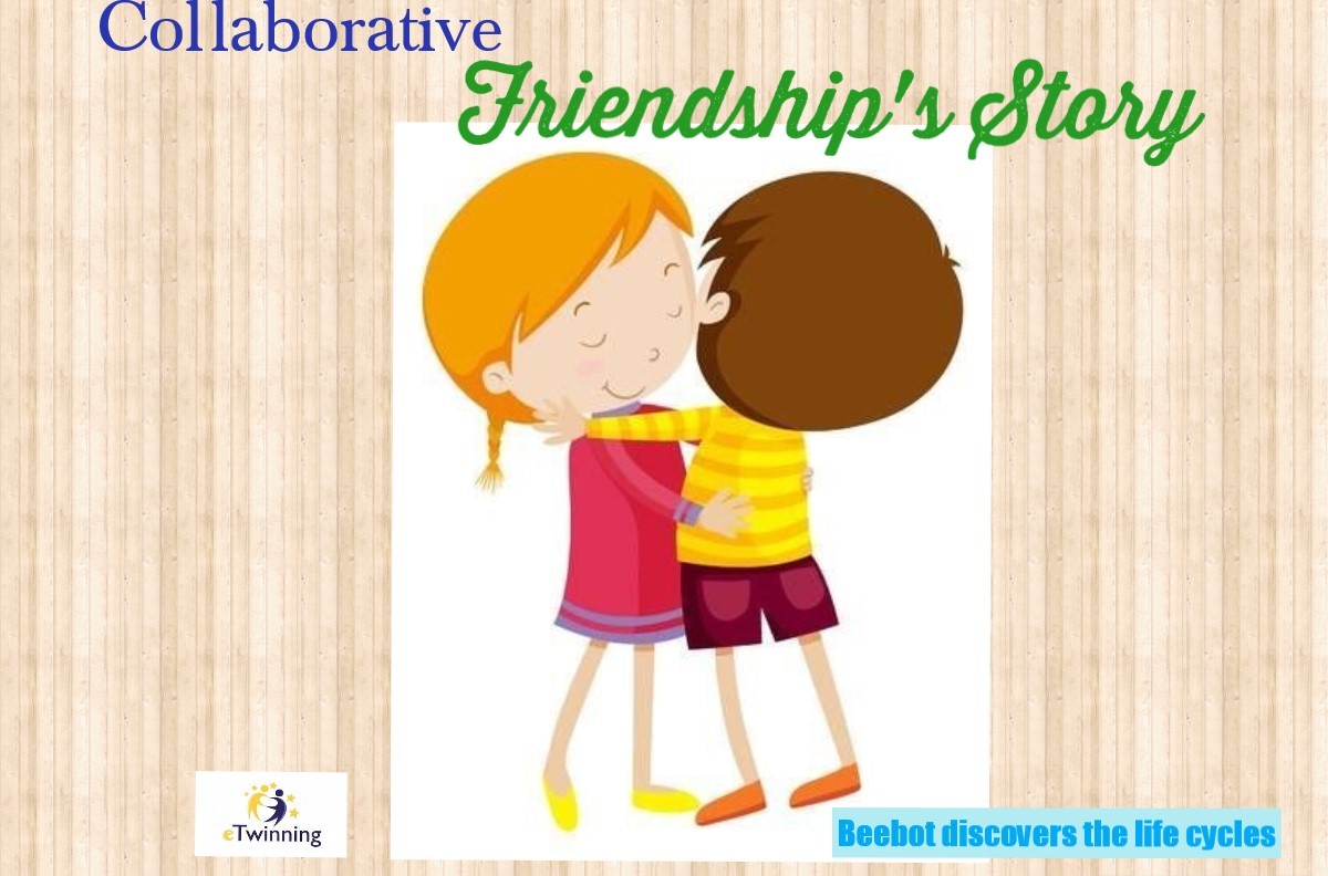 Our common friendships story by Angeliki Tarasiadou - Illustrated by ''Beebot discovers the life cycles'' eTwinning project partners - Ourboox.com