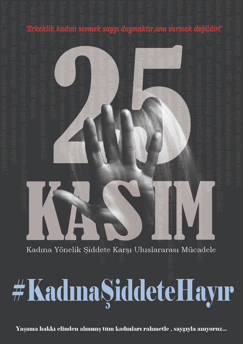 KADINA YÖNELİK ŞİDDETE KARŞI ULUSLARARASI MÜCADELE GÜNÜ by CEMİLE ÖNGE ZÜMBÜL - Ourboox.com