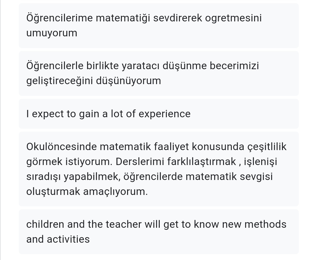 MATHEMATICS TIME Öğretmen Ön Anketi / MATHEMATICS TIME Teacher Preliminary Questionnaire  by Fatma Aksoy - Ourboox.com