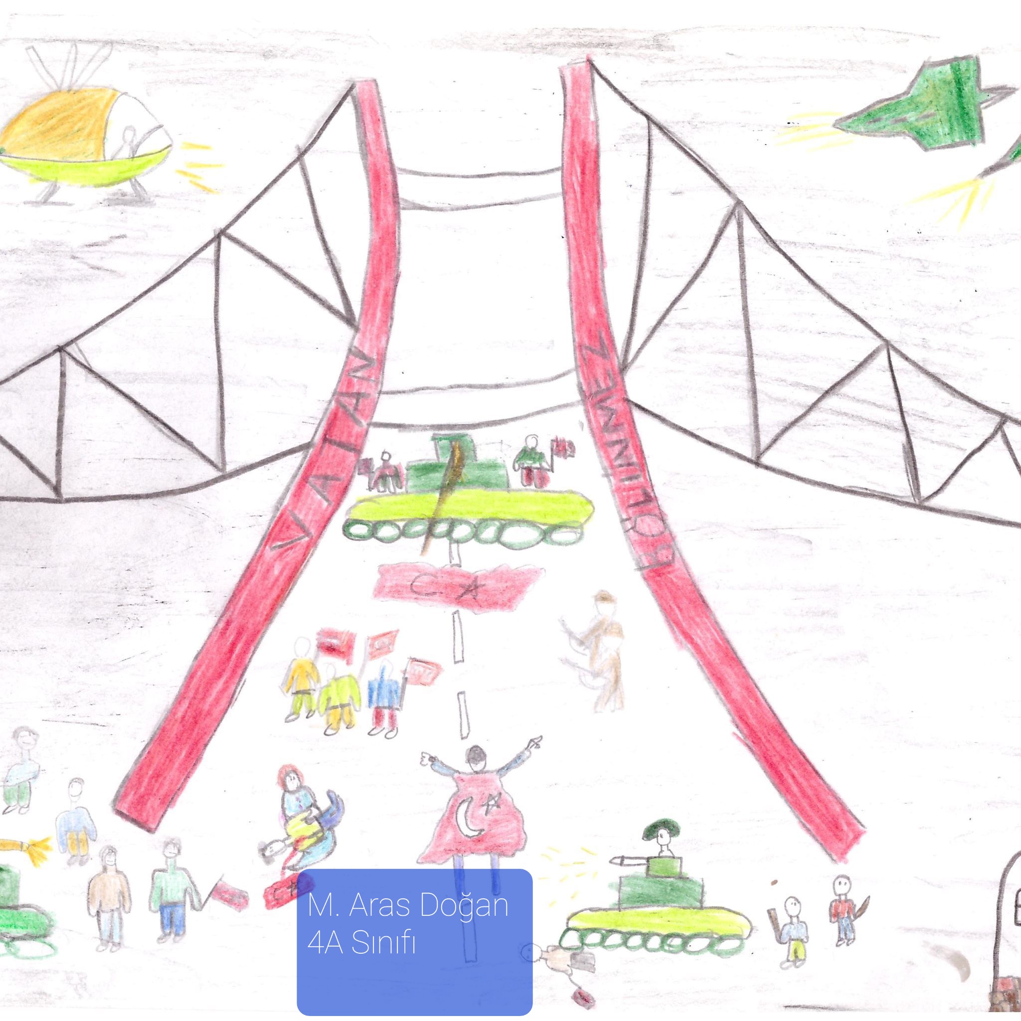 OYAKKENT İLKOKULUNDAN 15 TEMMUZ’A BAKIŞ by OYAKKENT İLKOKULU - Illustrated by 4. sınıf öğrencileri - Ourboox.com