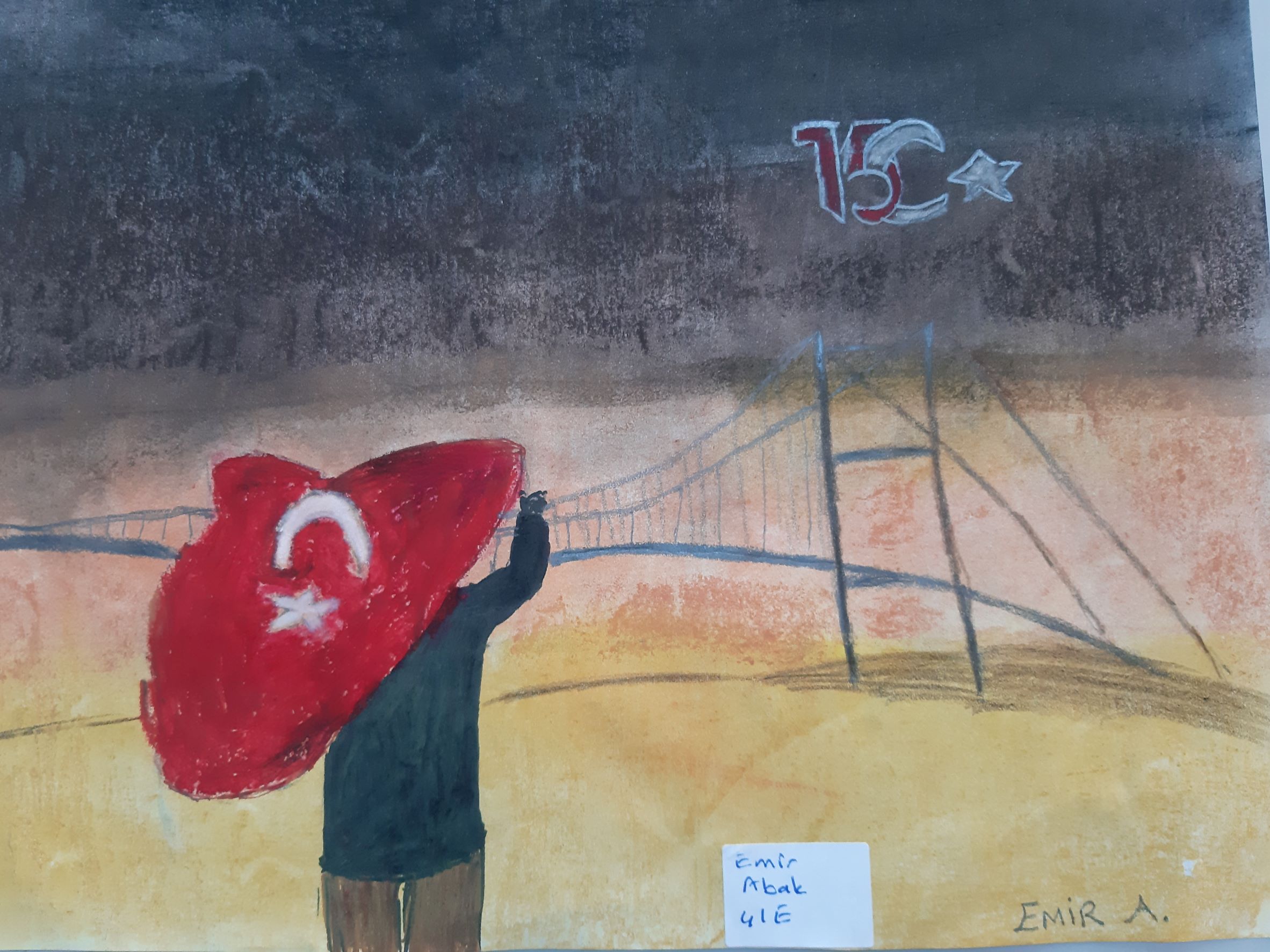 OYAKKENT İLKOKULUNDAN 15 TEMMUZ’A BAKIŞ by OYAKKENT İLKOKULU - Illustrated by 4. sınıf öğrencileri - Ourboox.com