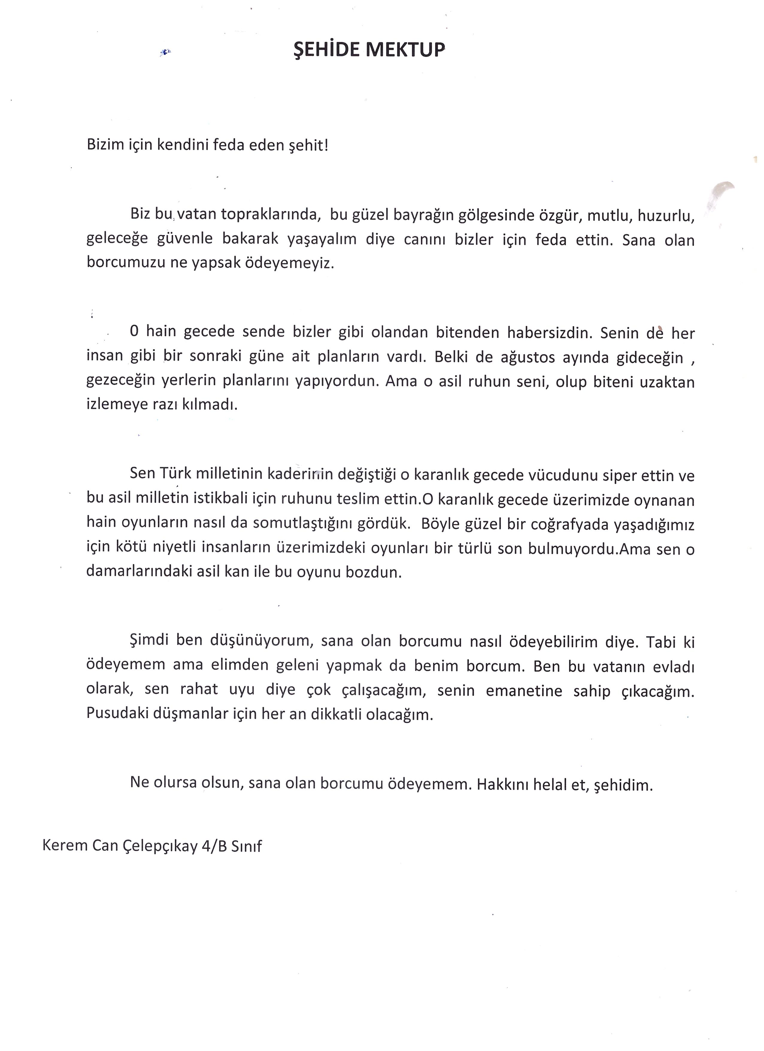 OYAKKENT İLKOKULUNDAN 15 TEMMUZ’A BAKIŞ by OYAKKENT İLKOKULU - Illustrated by 4. sınıf öğrencileri - Ourboox.com