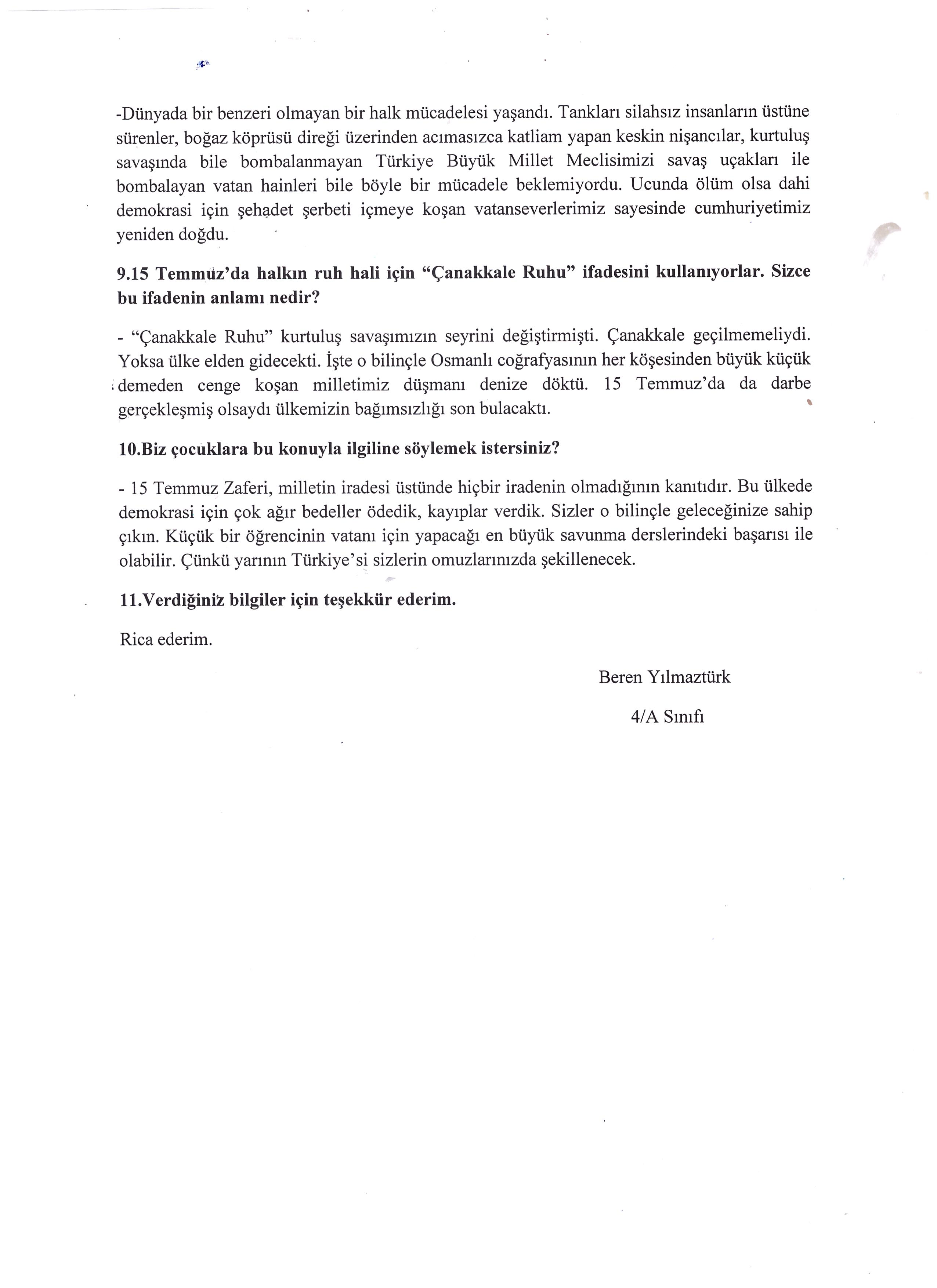 OYAKKENT İLKOKULUNDAN 15 TEMMUZ’A BAKIŞ by OYAKKENT İLKOKULU - Illustrated by 4. sınıf öğrencileri - Ourboox.com